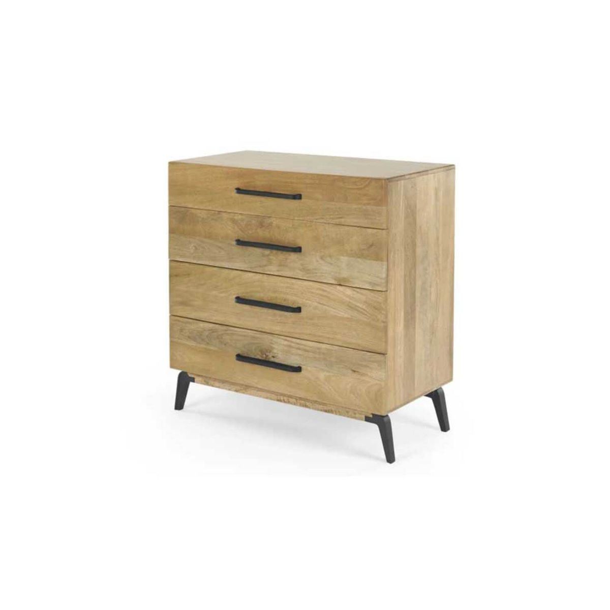 YOLODECORO - Cómoda 4 Cajones Lucien Mango Clara