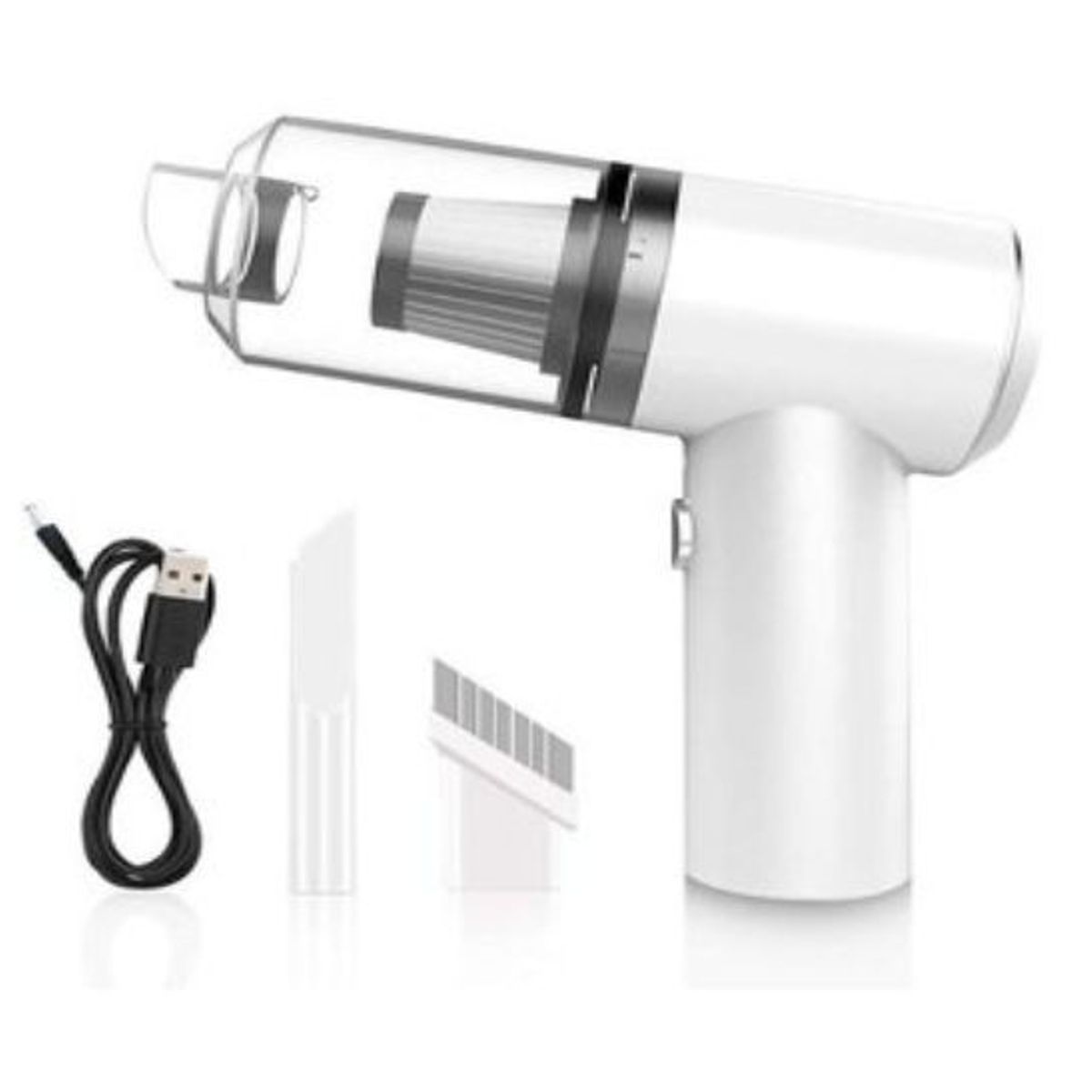 GENERICO - Potente aspiradora inalámbrica succión potente recargable USB