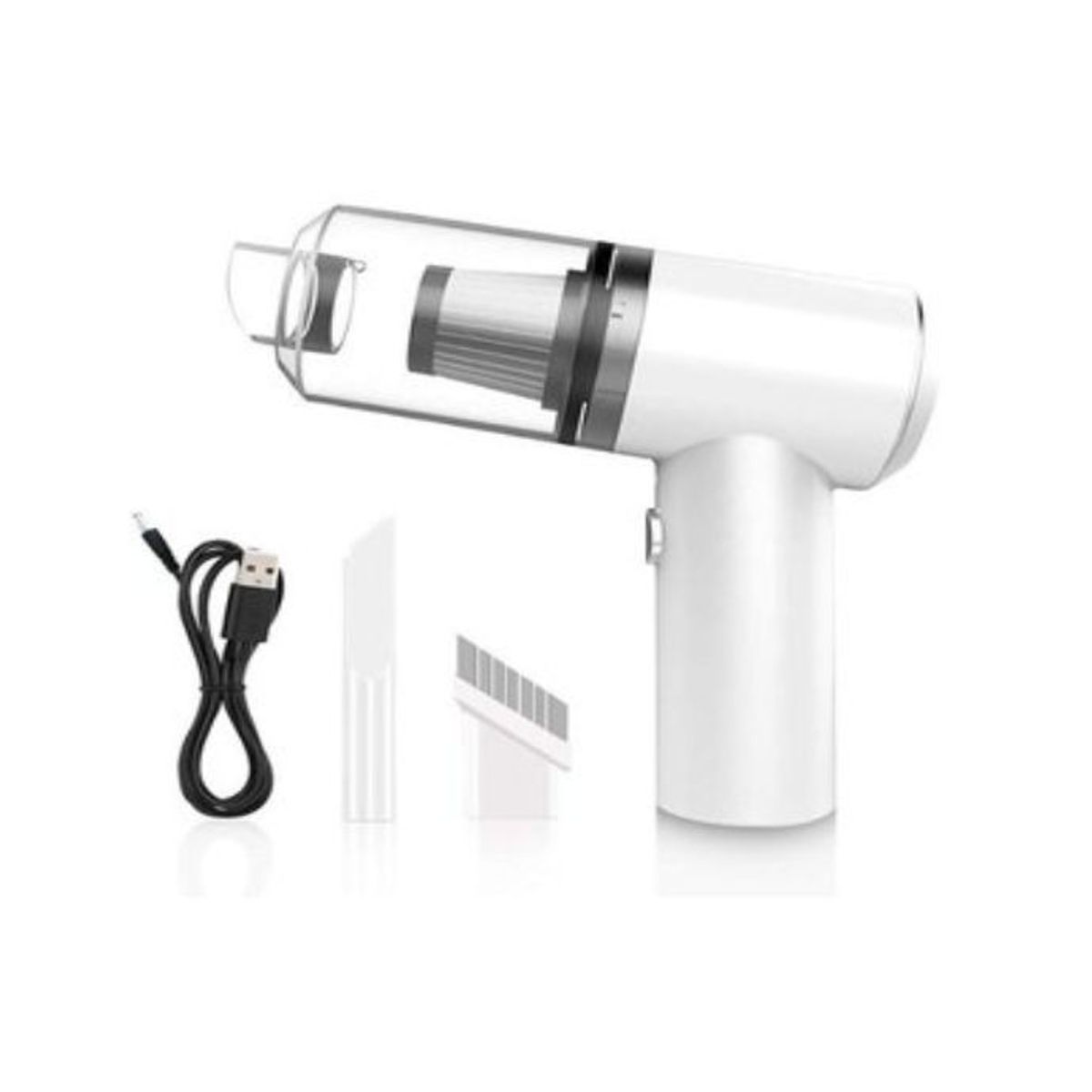 GENERICO - Potente aspiradora inalámbrica succión potente recargable USB