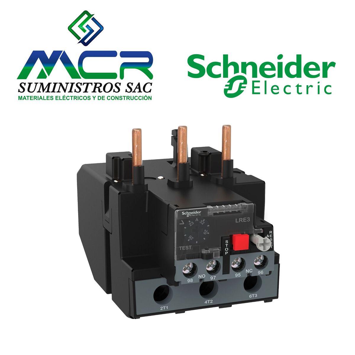 SCHNEIDER ELECTRIC - RELE TERMICO SOBRECARGA REGULABLE  30 - 40A 18.5KW 24HP Schneider