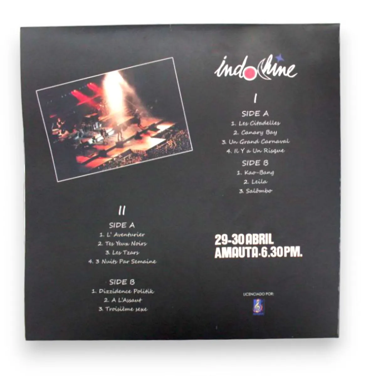 GENERICO - Disco De Vinilo Amauta 88 De Indochina