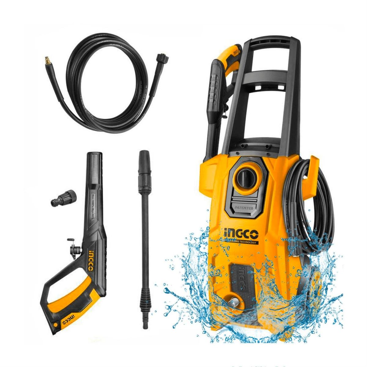 INGCO TOOLS - Hidrolavadora Industrial Electrica 1800W Ingco