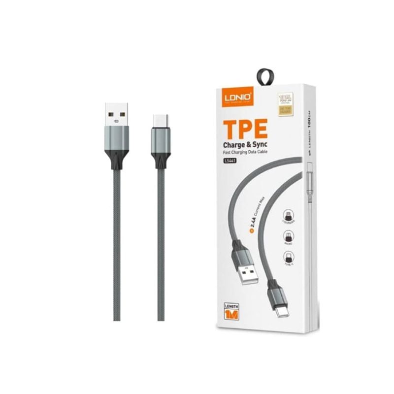 LDNIO - CABLE LDNIO LS441 TIPO-C CARGA RAPIDA CABLE 1M