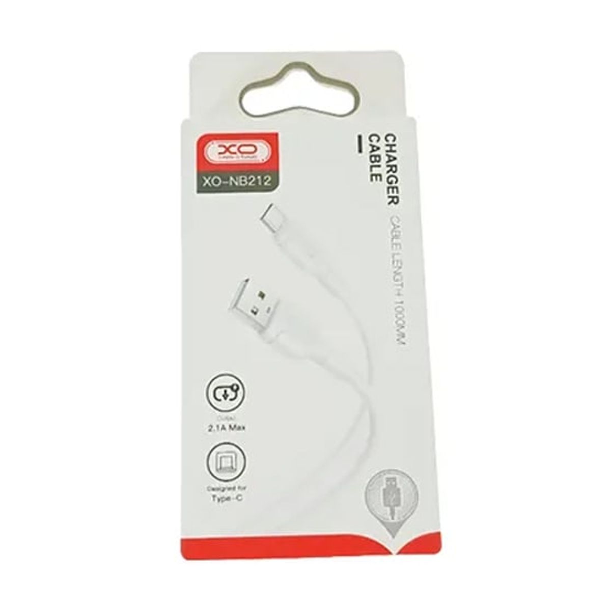 XO SIMPLE IS BEAUTY - CABLE XO NB212 CABLE USB A TIPO C 1M 2.1A BLANCO
