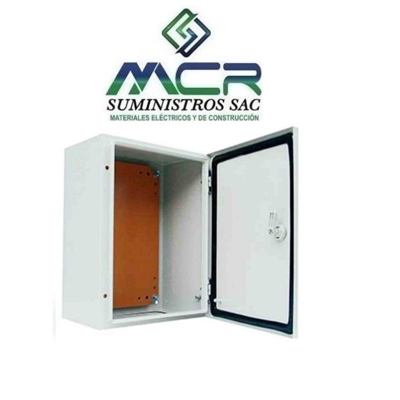 GENERICO - TABLERO METALICO ADOSABLE 300X300X150 mm IP66 CON PLACA METALICA