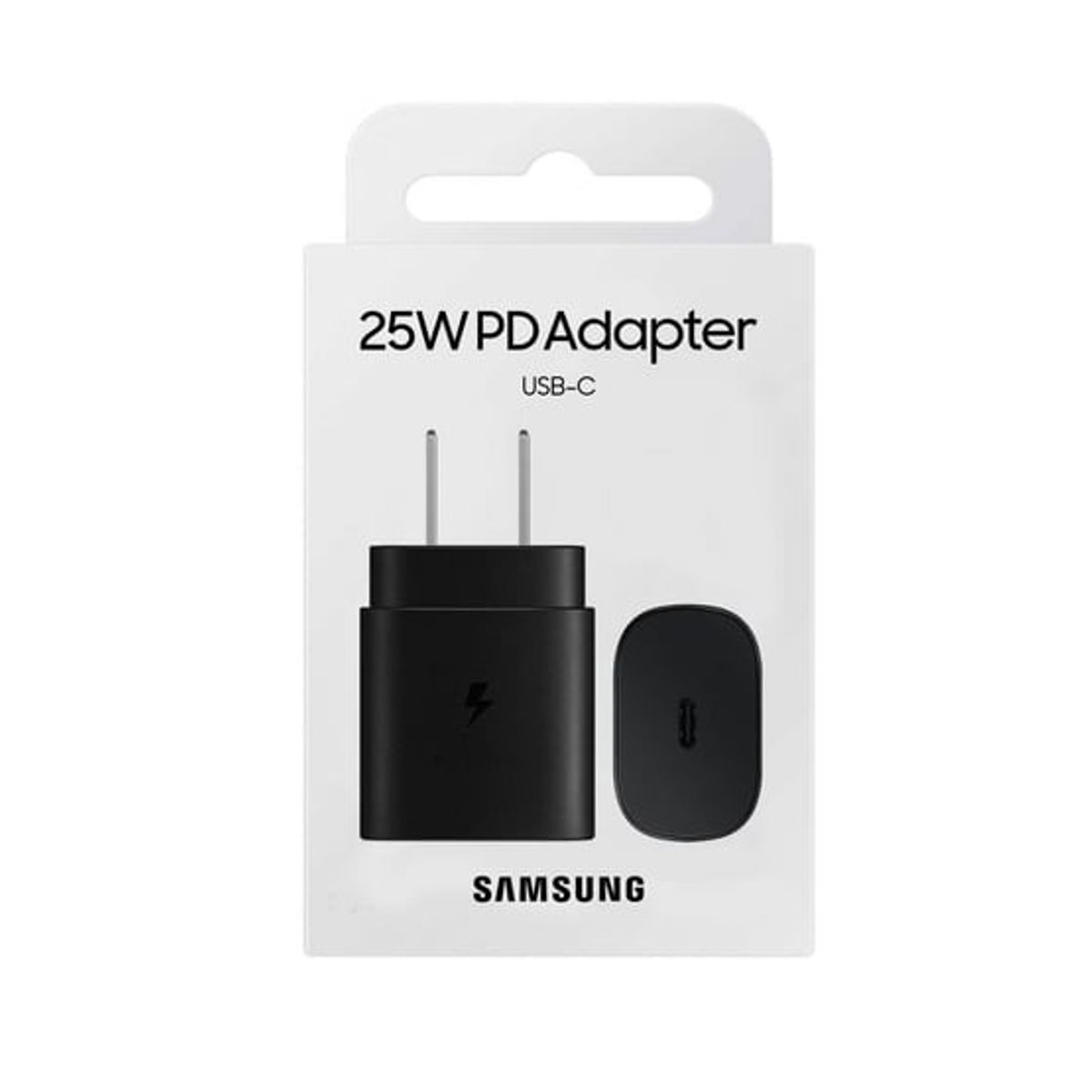 SAMSUNG - ADAPTADOR SAMSUNG  25W CARGA SUPER RAPIDA NEGRO