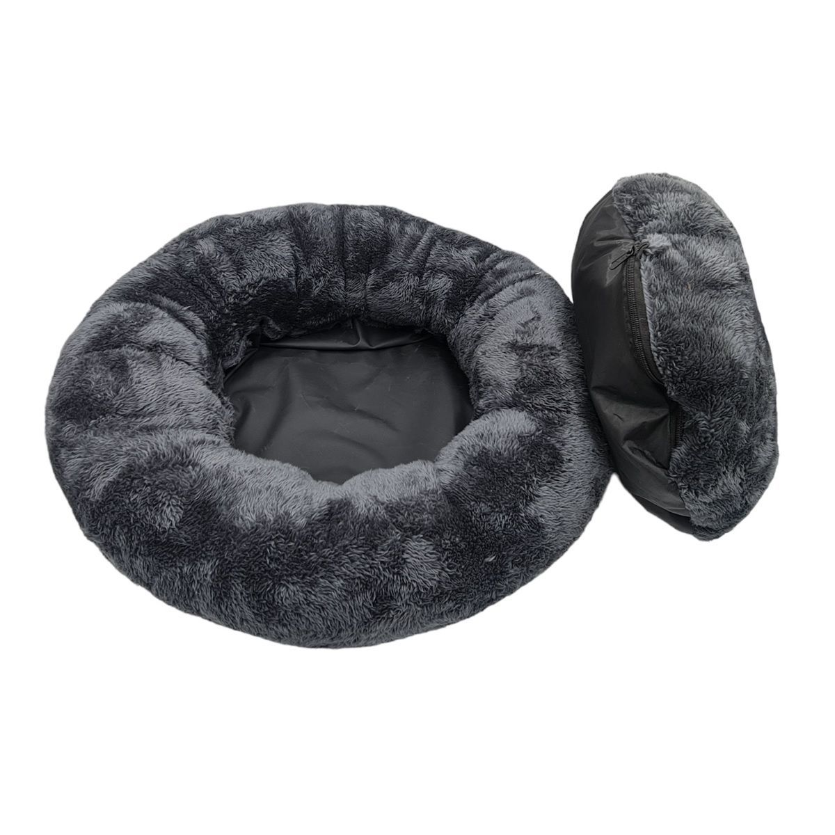 MD - Cama Para Perros y Gatos Donut Lite Gris Talla M - MD