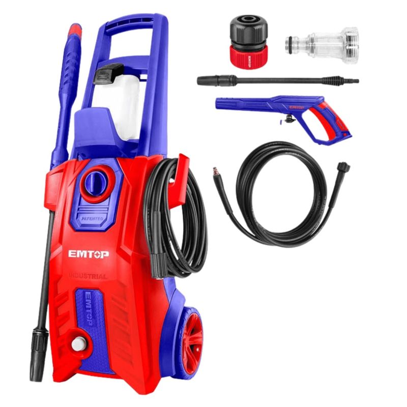 EMTOP - Hidrolavadora 1800w 2200 Psi Industrial Emtop
