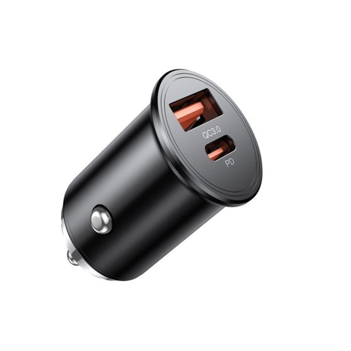 XO SIMPLE IS BEAUTY - CARGADOR DE AUTO 45W XO-CC43  PD QC 3.0 45W 1 USB 1 USB-C NEGRO