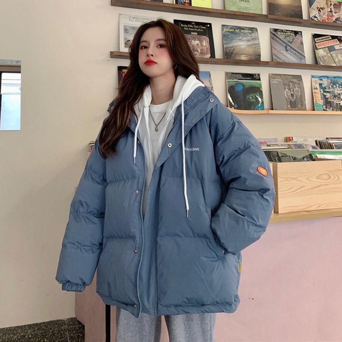 GENERICO - Abrigo Chaqueta de algodón M