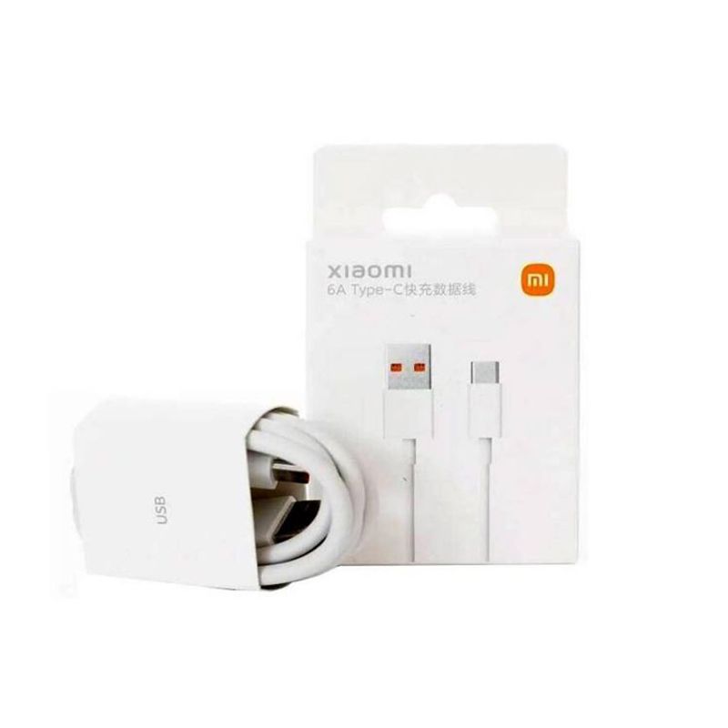 XIAOMI - CABLE 6A XIAOMI TURBO USB TIPO-C COMPATIBLE 67W 55W 33W