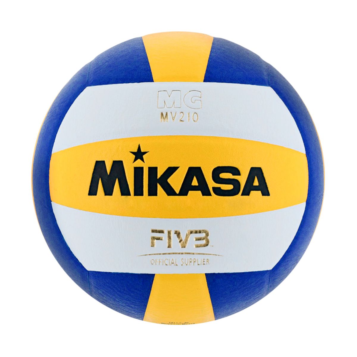 MIKASA - PELOTA DE VOLEY MIKASA MV210 FIVB CUERO TALLA 5