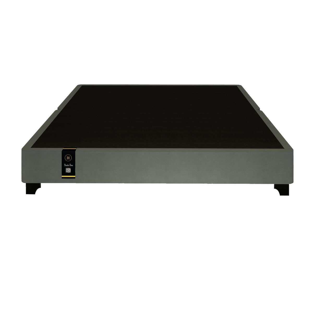 BARAKA HOME - Base De Cama Luton King Americano 198 x 203 2Piezas - Gris Oscuro