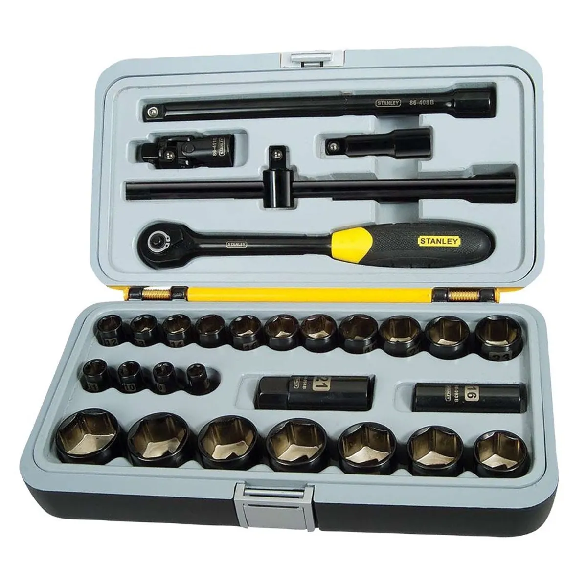 STANLEY - PROMO JUEGO 30 PIEZAS DADOS EN JGO MM NEGRO FATMAX 12” 8-32MM 94-662 STANLEY