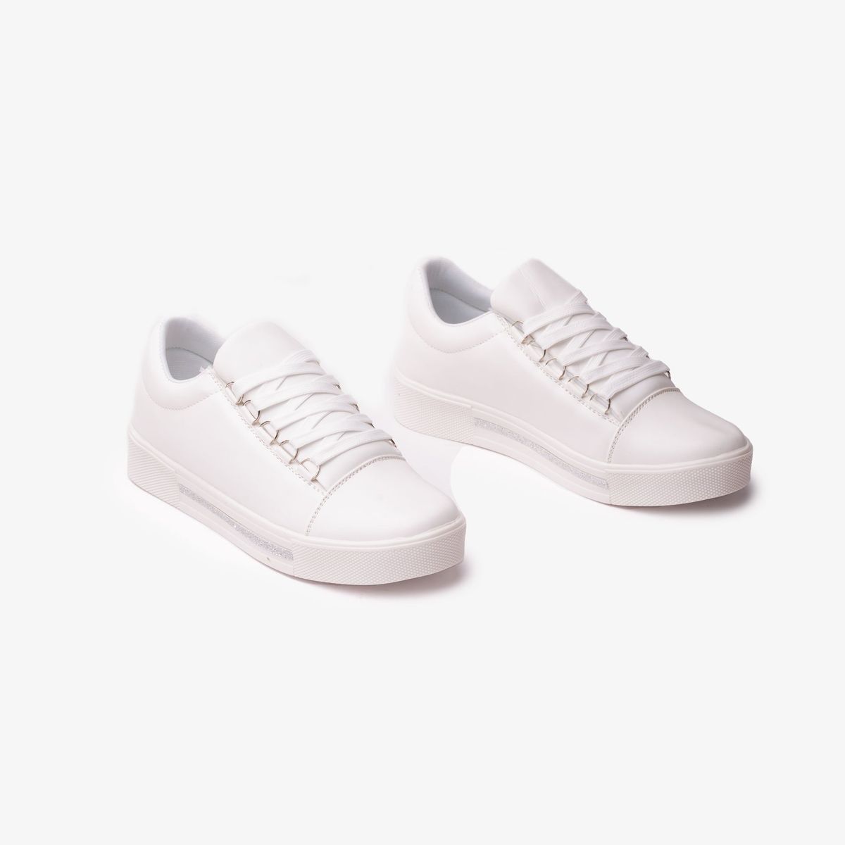 NEBULA - Zapatilla Leticia - Nébula - Blanco Plateado