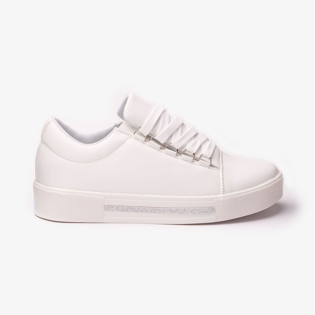 NEBULA - Zapatilla Leticia - Nébula - Blanco Plateado