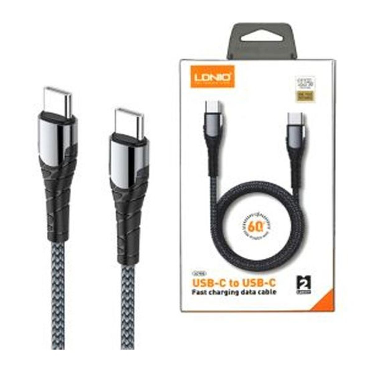 LDNIO - LDNIO LC102 65W Usb-C A Usb-C Cable Carga Rápida 2m