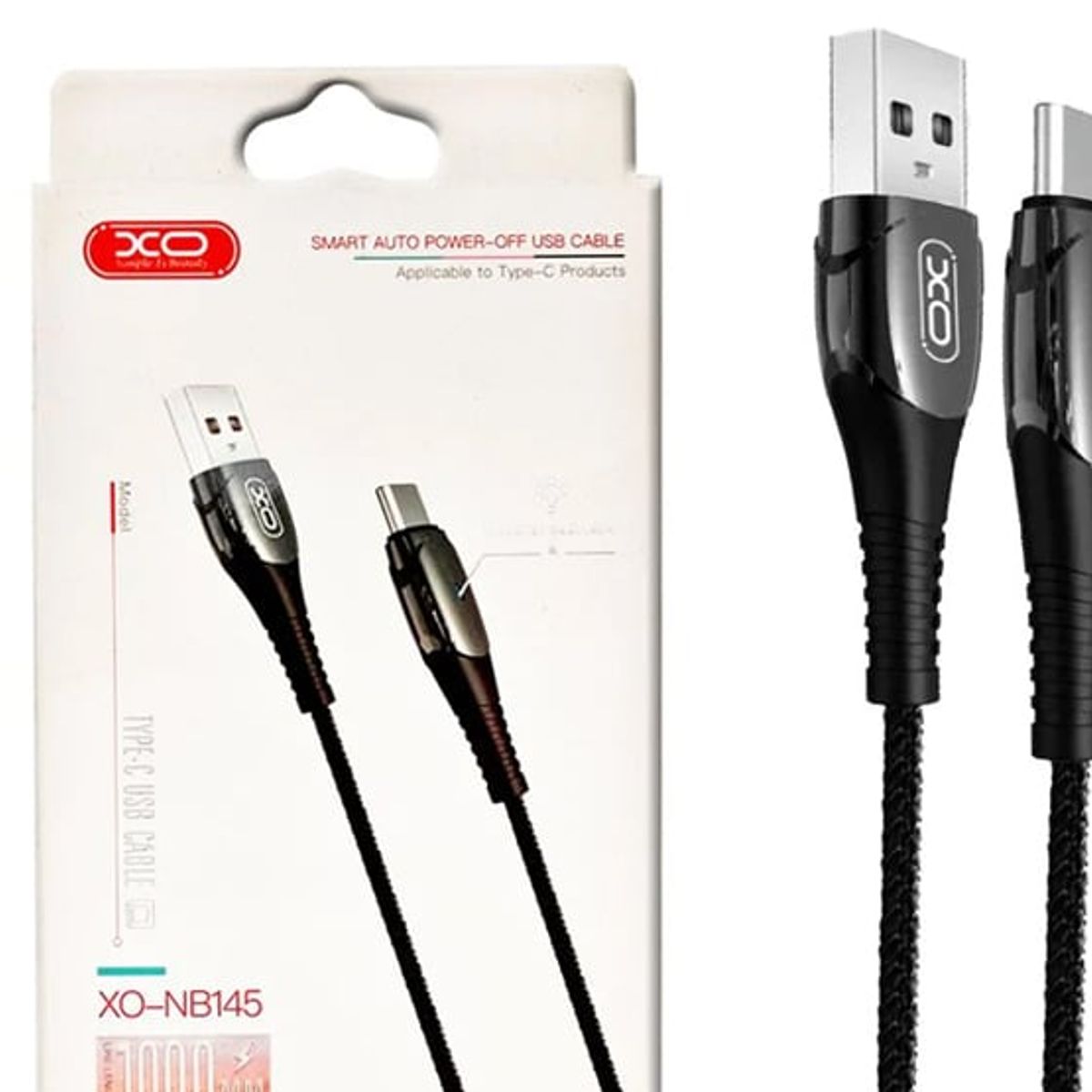 XO SIMPLE IS BEAUTY - Cable XO NB145 Type-C Chipset Inteligente Apagado Automático