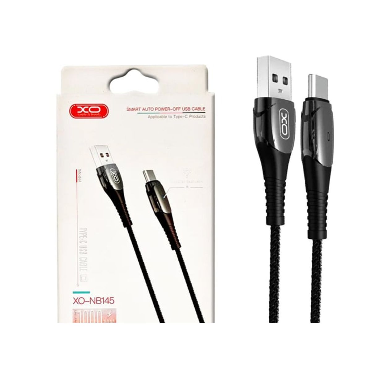 XO SIMPLE IS BEAUTY - Cable XO NB145 Type-C Chipset Inteligente Apagado Automático