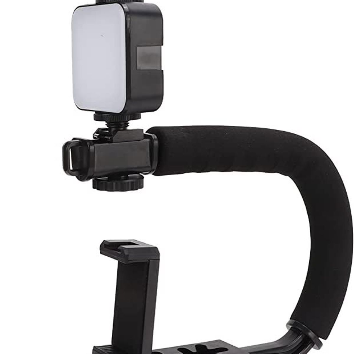 GENERICO - Estabilizador De Cámara Con Micrófono Y Luz Portátil Ay49u