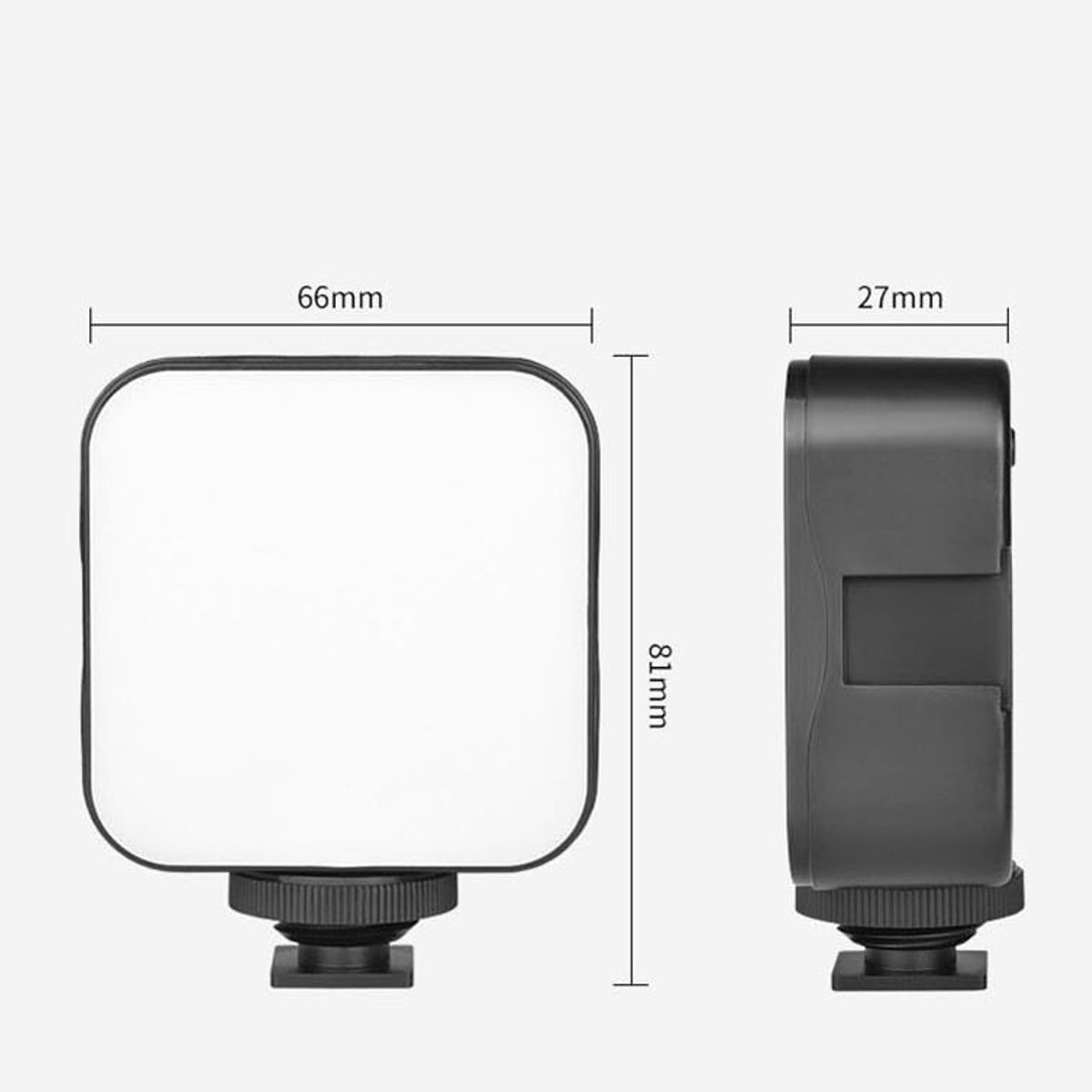 GENERICO - Estabilizador De Cámara Con Micrófono Y Luz Portátil Ay49u