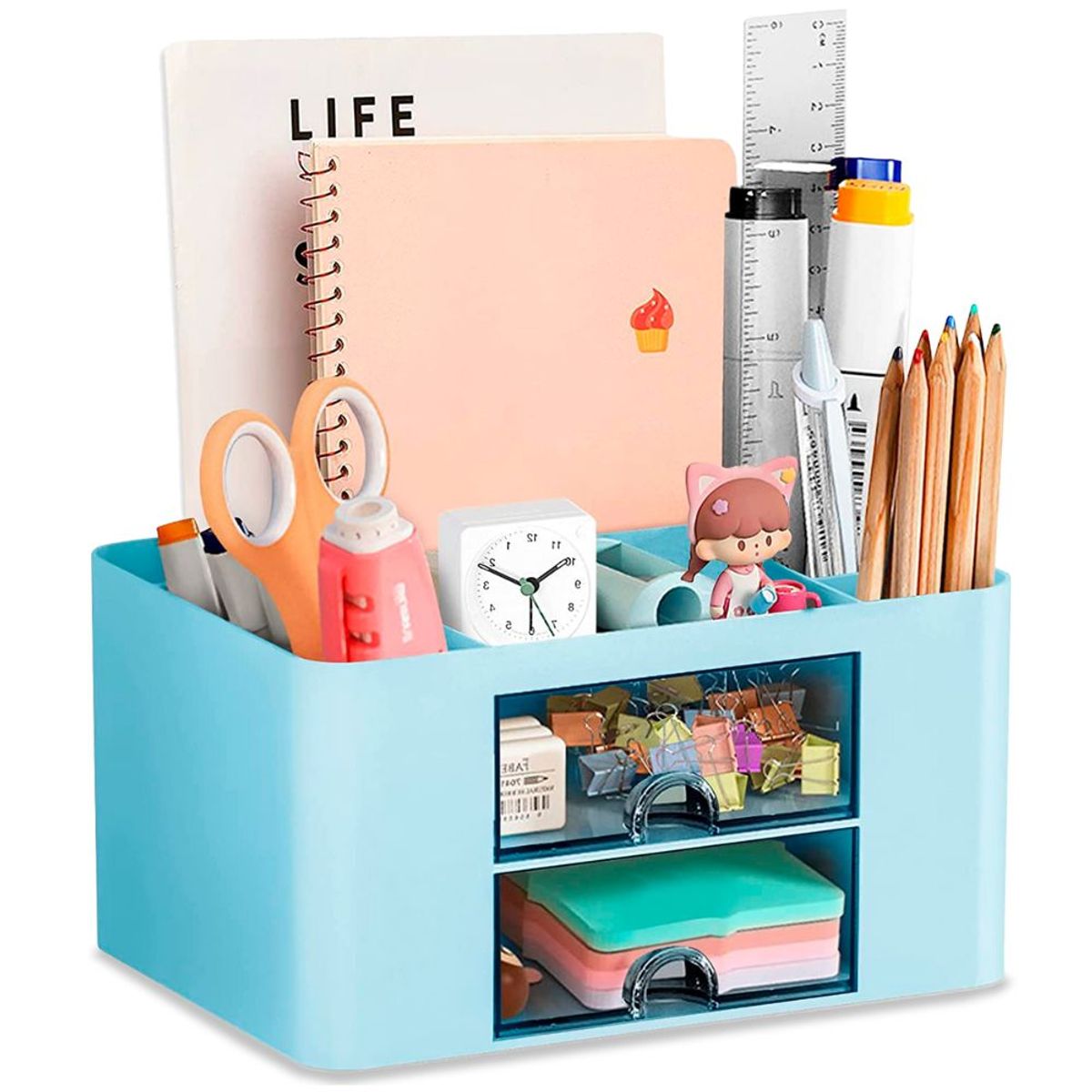 MINARI - Caja Organizador Escritorio Oficina Porta Lapiceros C87 CL