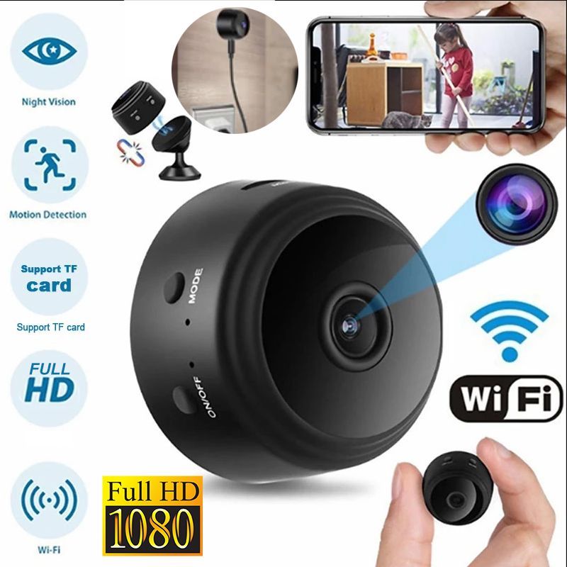 OEM - Mini Camara Seguridad HD tipo cámara Espía Vigilancia IP Sensor