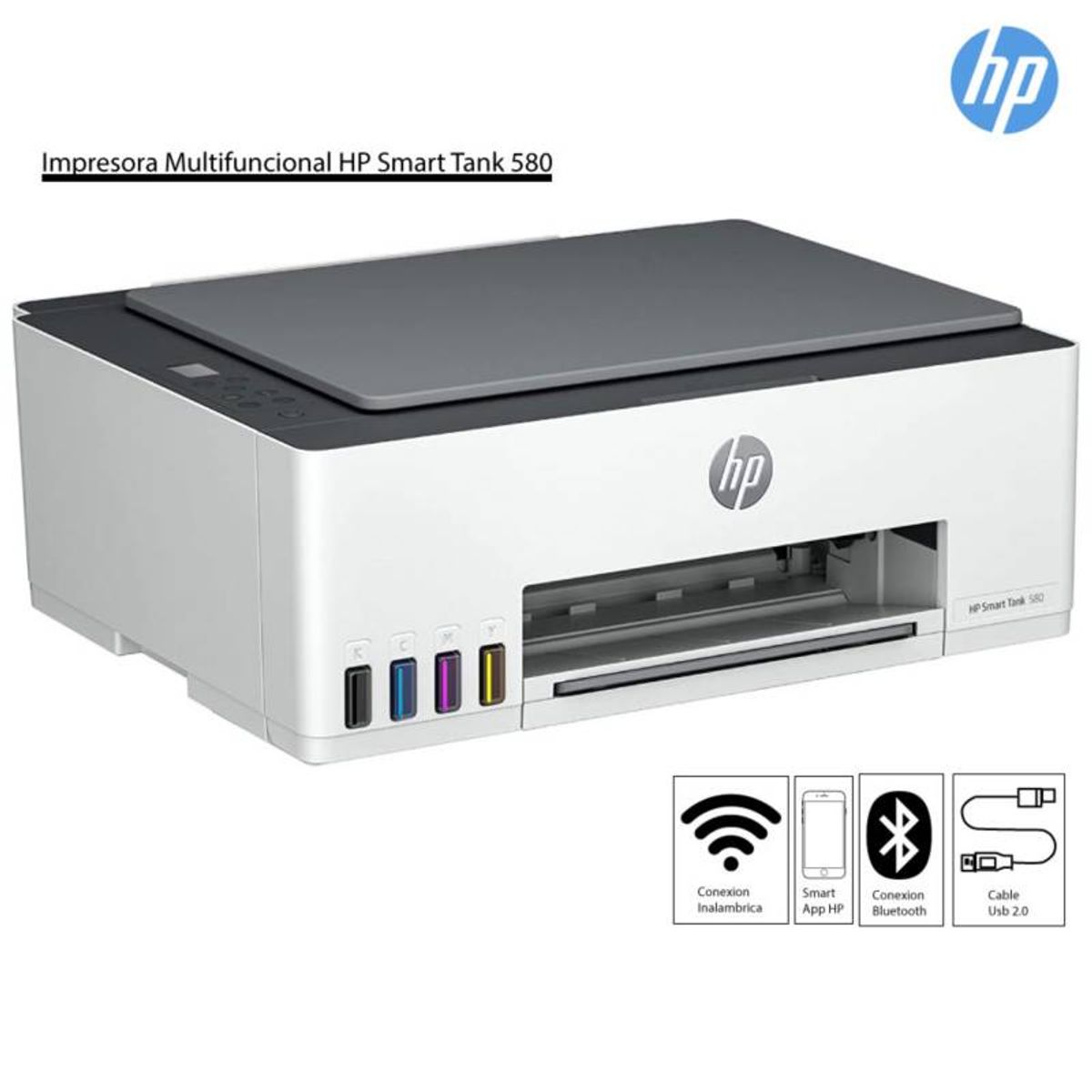 HP - Impresora Multifuncional HP 580 WIFI