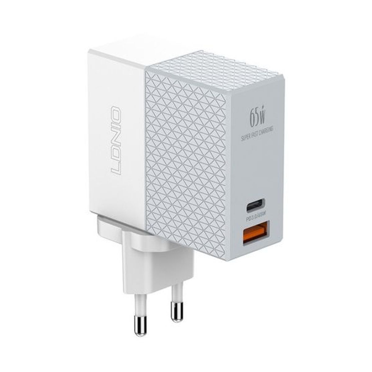 LDNIO - Cargador Carga Rapida De Pared LDNIO A2620C 65W Usb-C Pd