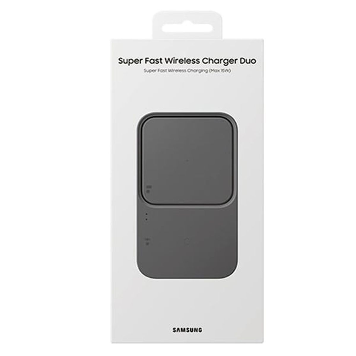 SAMSUNG - Cargador Samsung Inalámbrico Duo De 15w Dual Gris