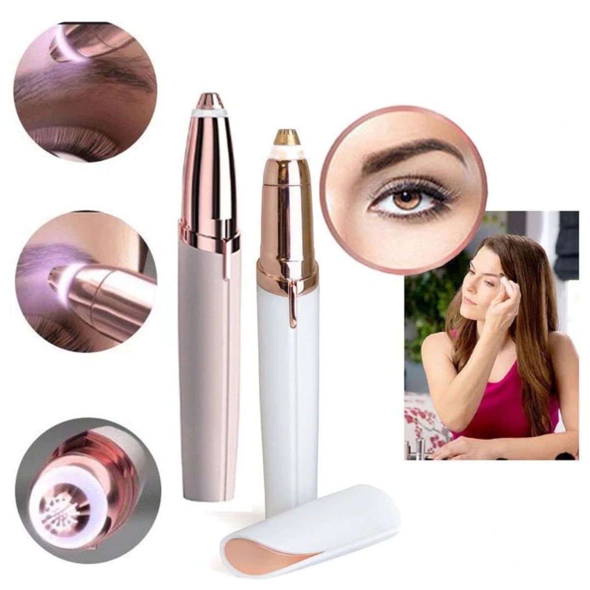 OEM - Depilador de Cejas Portátil Tipo Labial Recargable