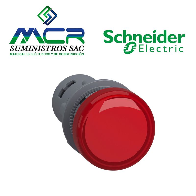 SCHNEIDER ELECTRIC - PILOTO PLASTICO ROJO LED 220VAC EASY  Schneider