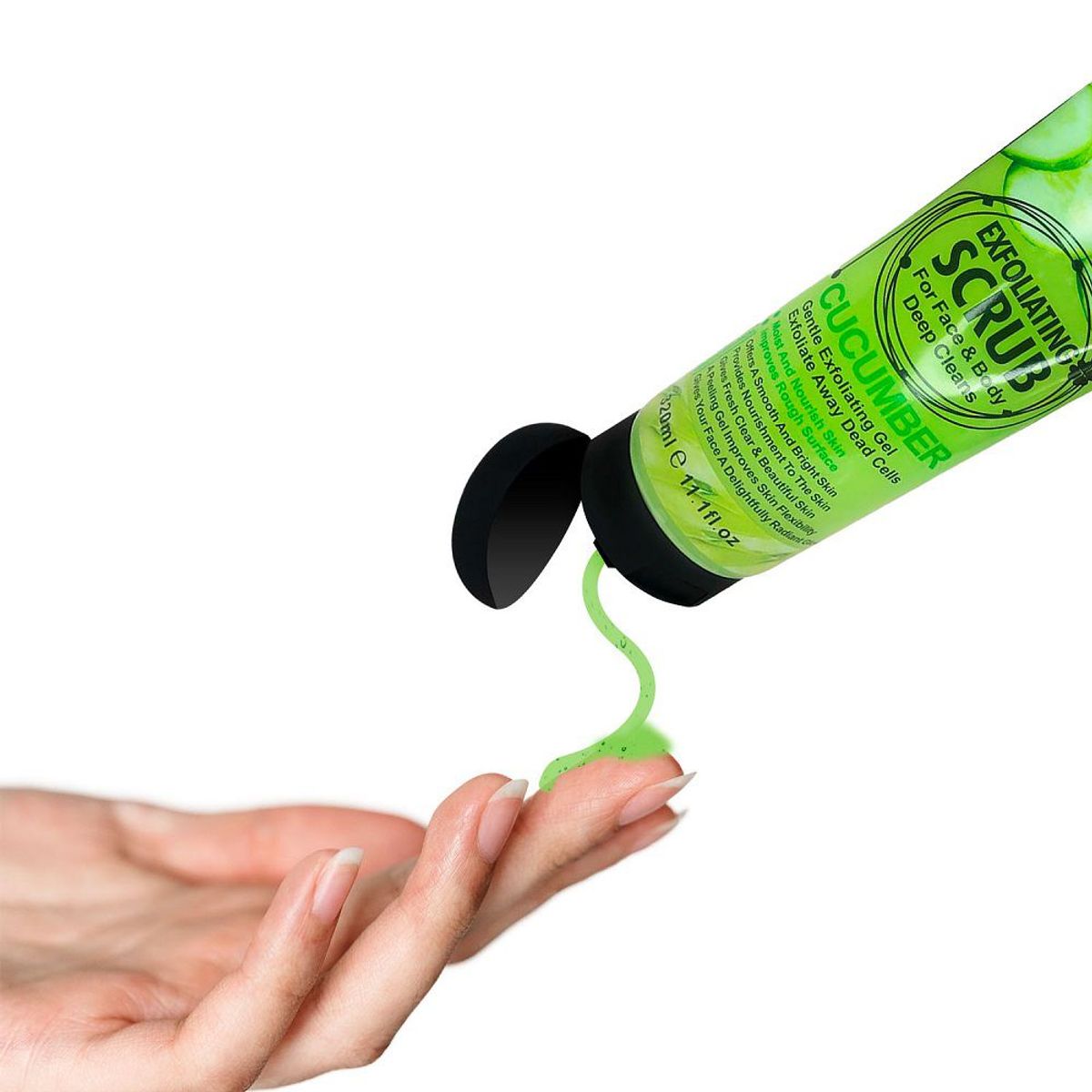 GENERICO - Gel Exfoliante Rostro y Cuerpo de Pepino 320ml