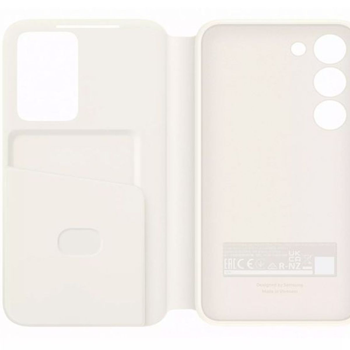 SAMSUNG - Flip Cover Smart View Samsung S23 Original - Crema