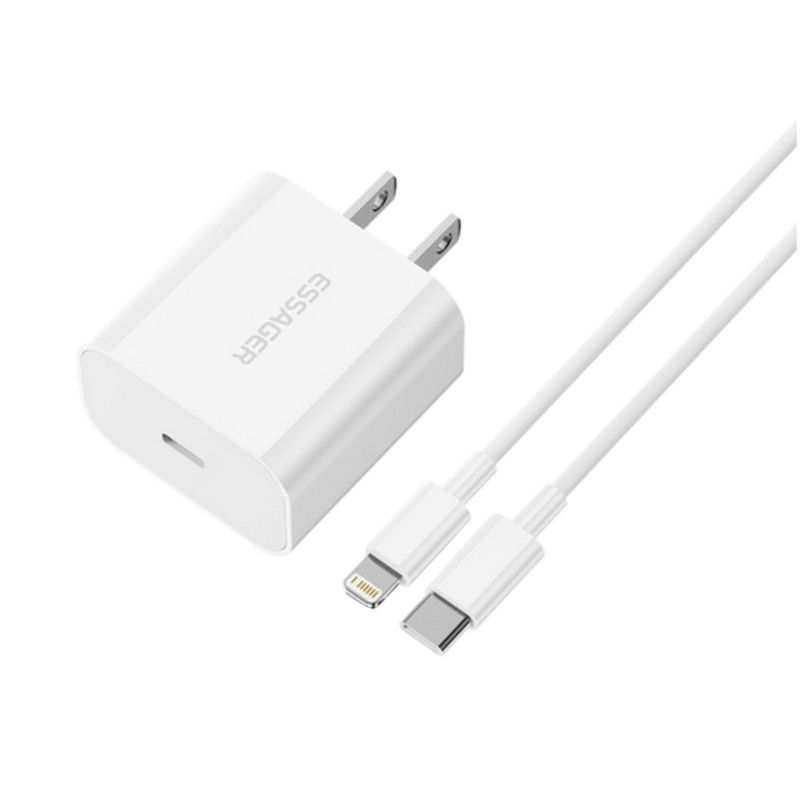 ESSAGER - Cargador Para iPhone X 11 12 13 14 8 Para iPad 20w Essager