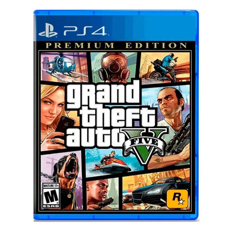 SONY - Grand theft auto V premium edition playstation 4