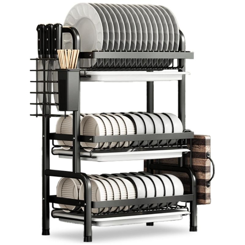 MINARI - Escurridor De Platos Minari 3 Niveles Acero Inoxidable 20E