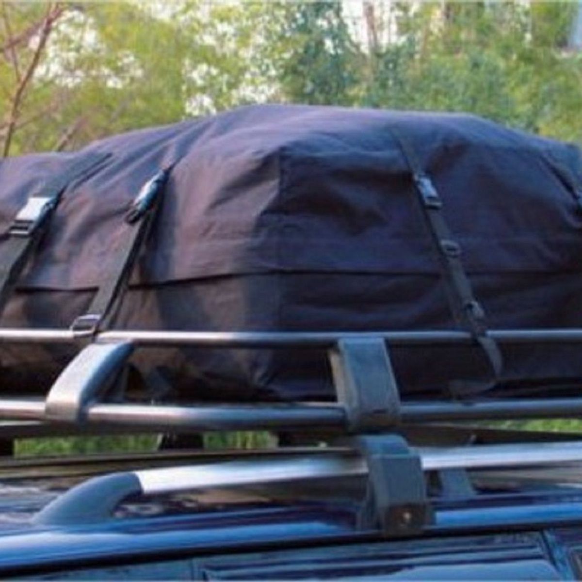 GENERICO - PORTAEQUIPAJE AUTO TEXTIL CALGARY - NEGRO