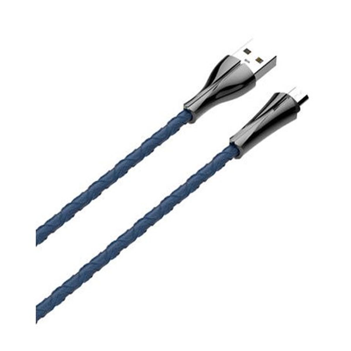 LDNIO - Cable LDNIO LS462 7 Color Led Indicador 2.4a Micro V8 2m Azul