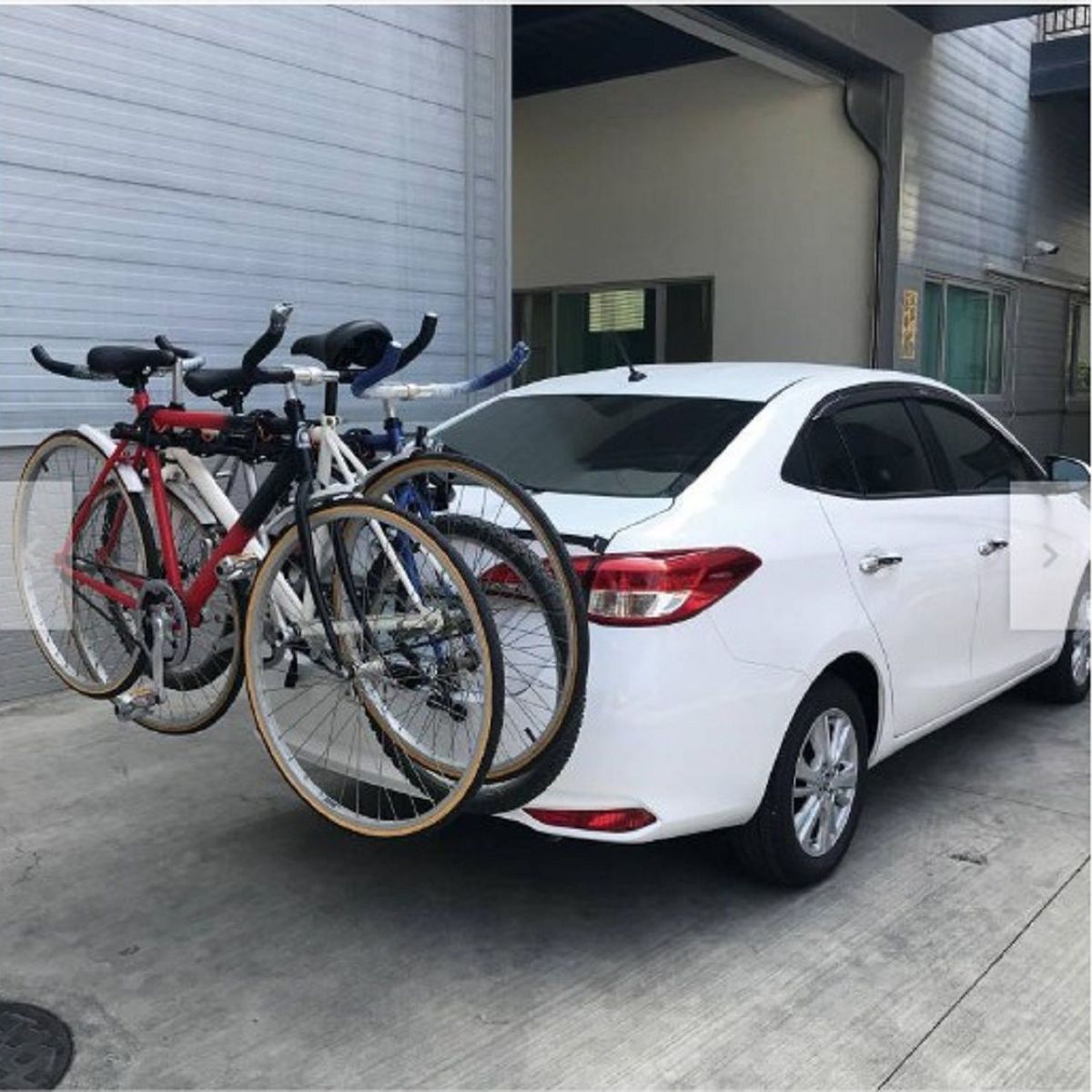 GENERICO - Rack Portabicicletas Trasera Para Auto 3 Bicicletas