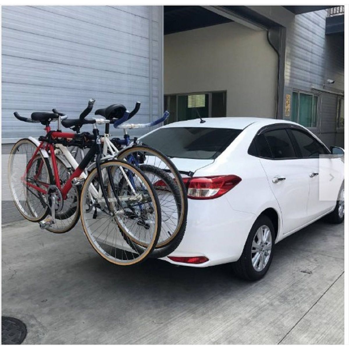 GENERICO - Rack Portabicicletas Trasera Para Auto 3 Bicicletas