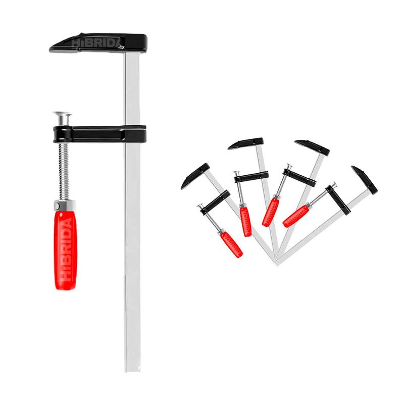 GENERICO - PRENSA SARGENTO TIPO F DE 80×300MM ABRAZADERA - H-PRENSA-300MM X 4