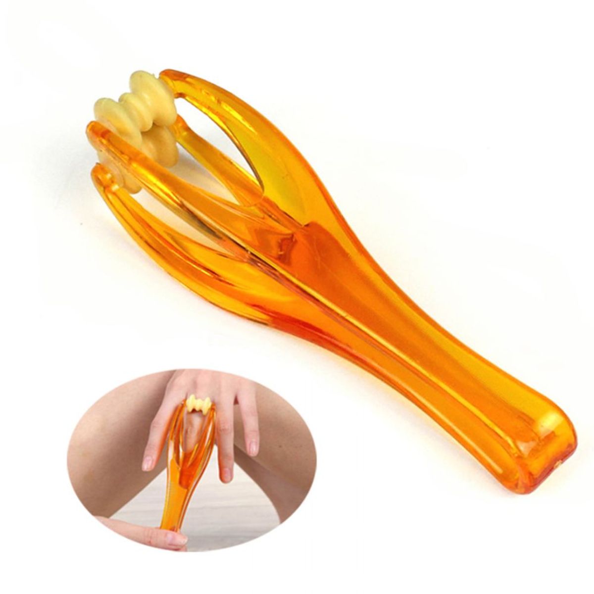 GENERICO - Rodillo Masajeador de Mano Dedos Acupuntura de Articulación