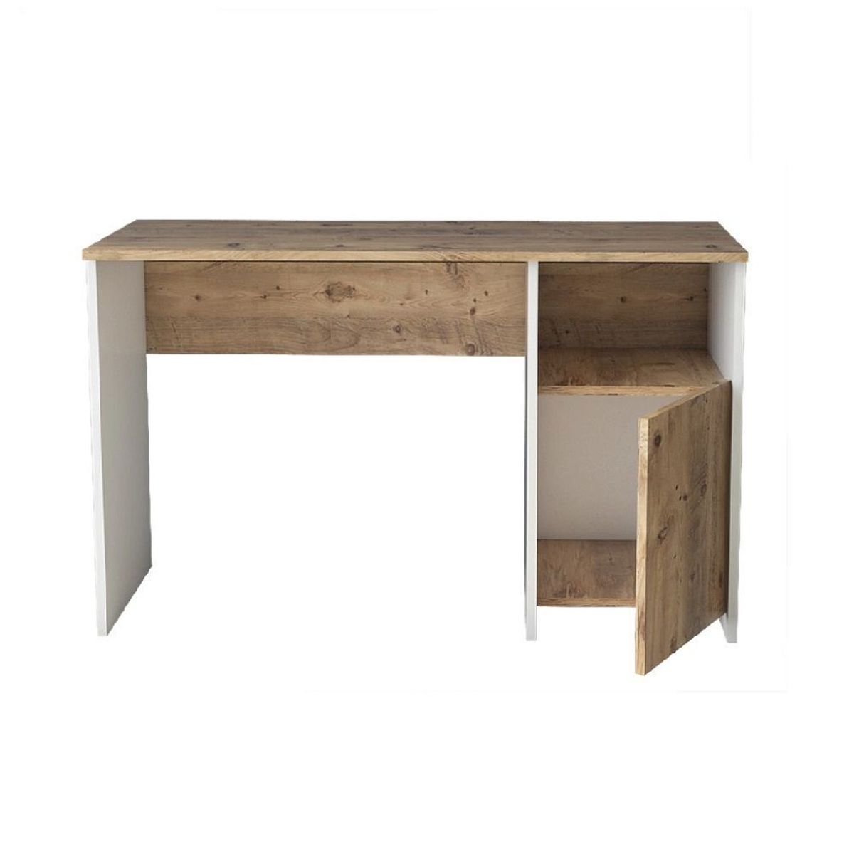 STARHOME - ESCRITORIO STARHOME ALGER BLANCO Y BEIGE