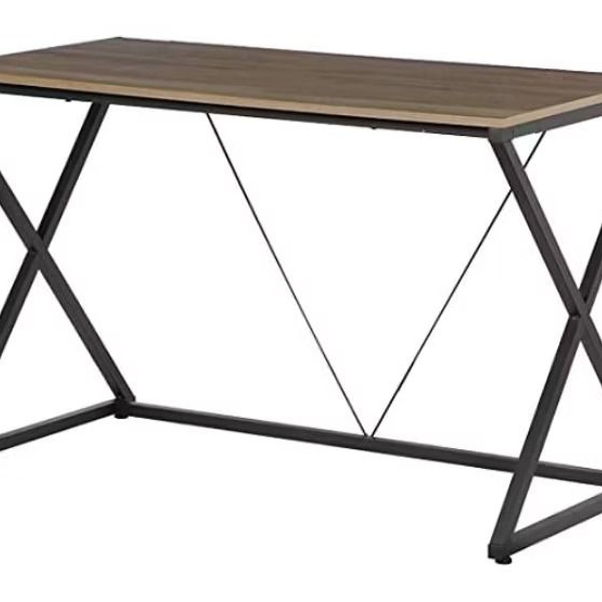 STARHOME - ESCRITORIO STARHOME ESTILO INDUSTRIAL X DESK MARRÓN