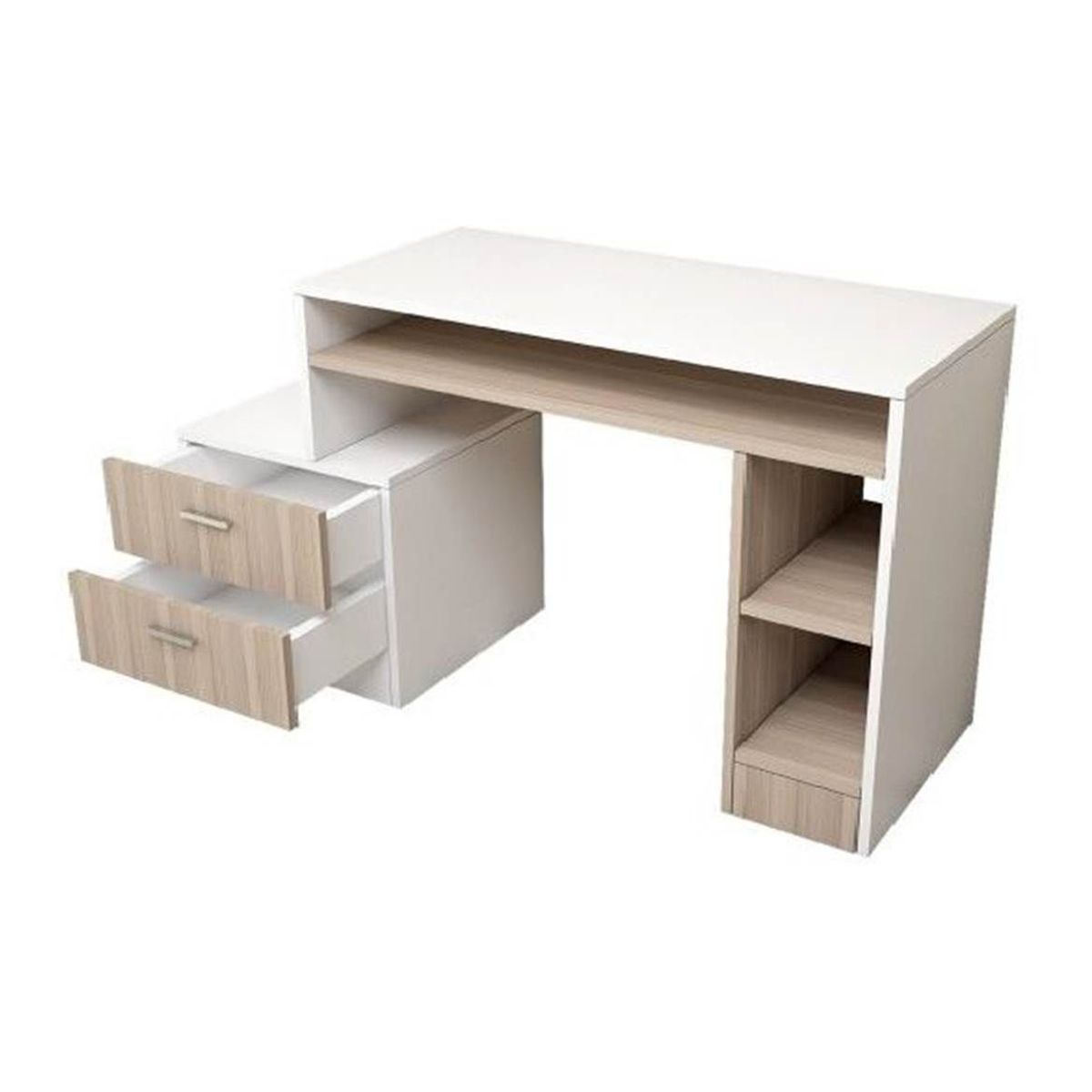 STARHOME - ESCRITORIO STARHOME PRAGA BLANCO Y BEIGE