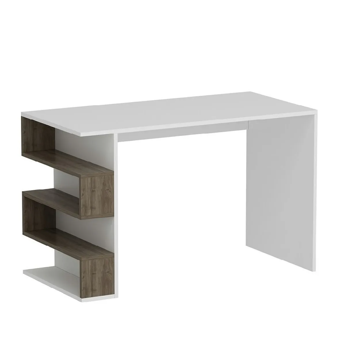 STARHOME - ESCRITORIO STARHOME SNAKE BLANCO Y GRIS