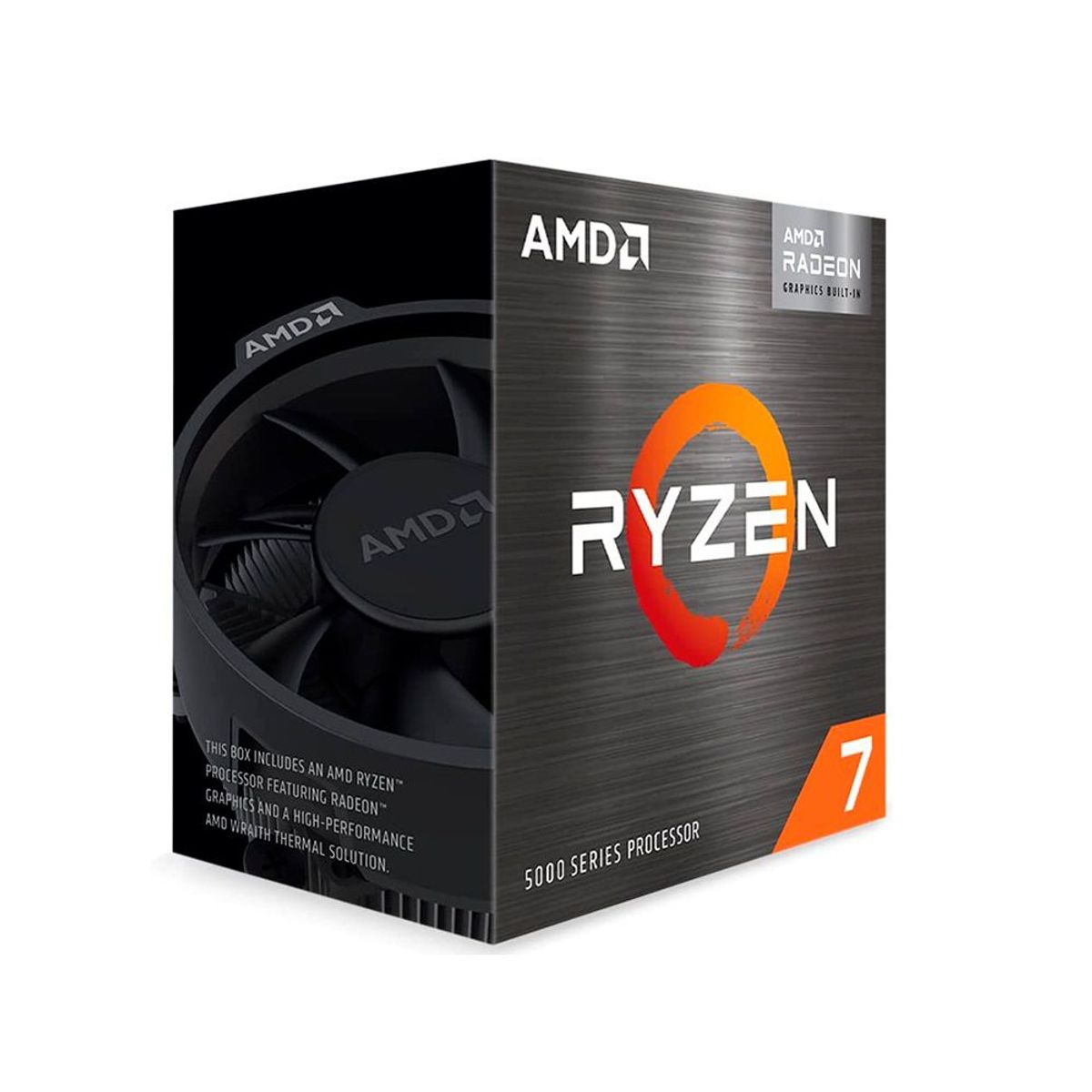 AMD - Procesador AMD Ryzen 7 5700G 3.80 - 4.60GHz 16MB L3 8-Core AM4 7nm 65W
