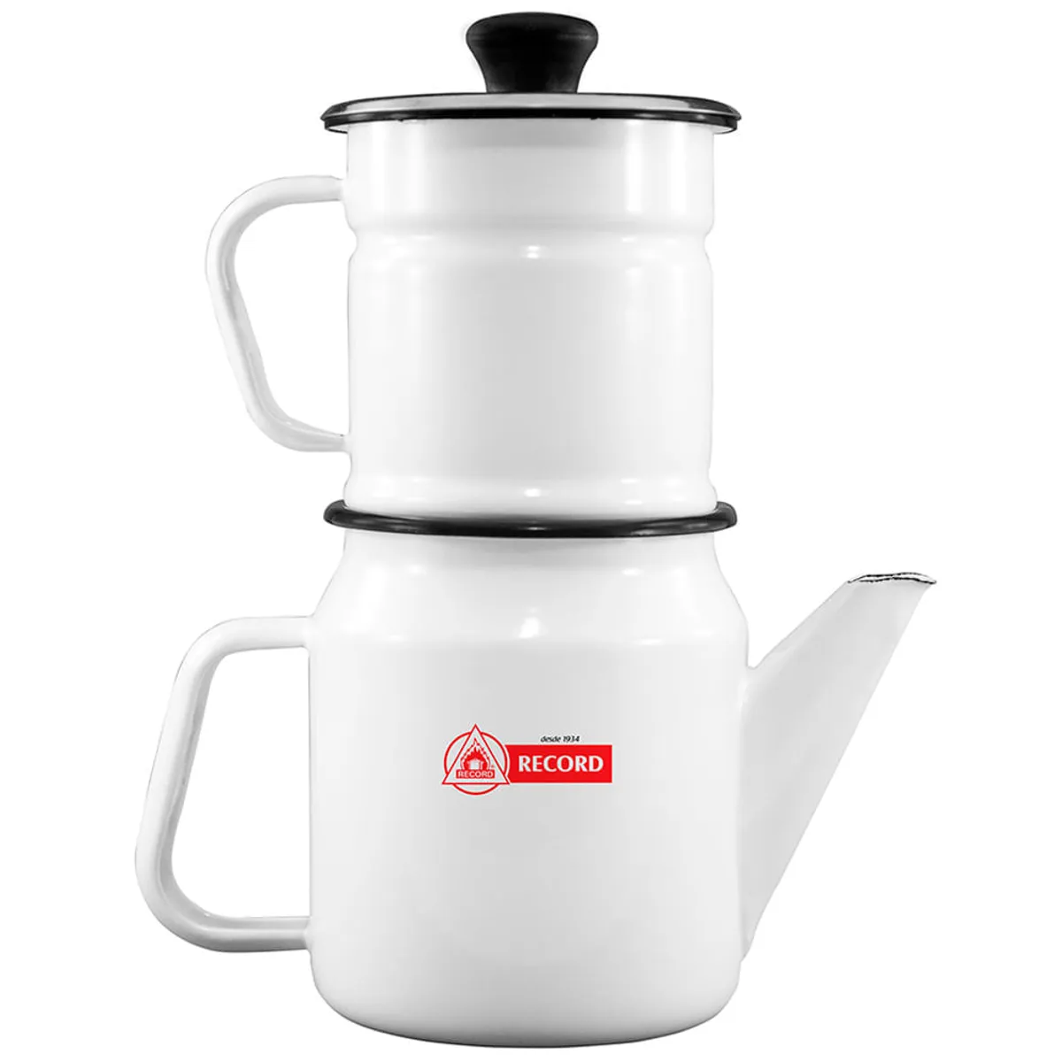RECORD - CAFETERA RECORD 2 PIEZAS BLANCA