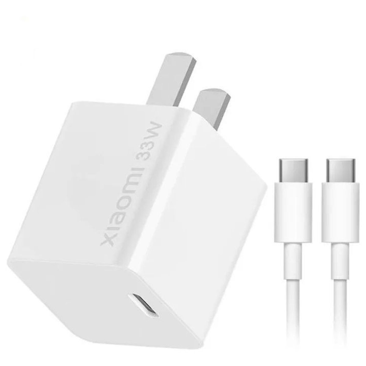 XIAOMI - Cargador Xiaomi 33W Fast Charge GuN  Cable USB-C